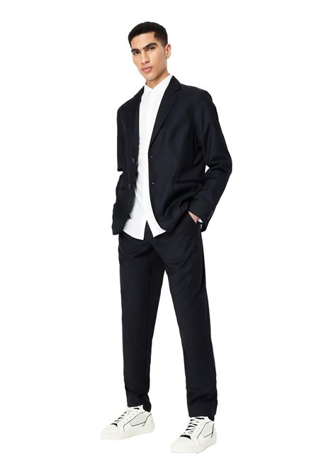 Pantaloni classici in misto viscosa e lana ARMANI EXCHANGE | Pantaloni | 3RZP01 ZNV0Z1200